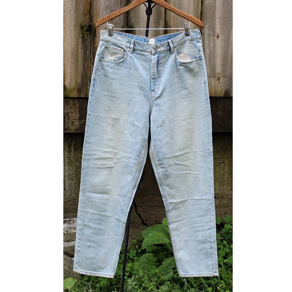 New - Rebecca Taylor La Vie - 70s-Inspired Relaxed Fit Jeans - MOM Style, 31